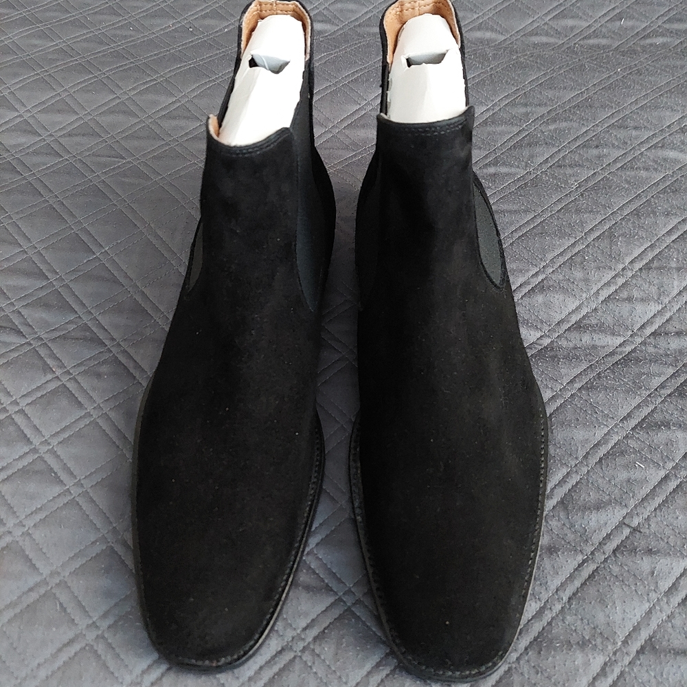 Aldo Black Suede Boots New Never Worn Size 9.